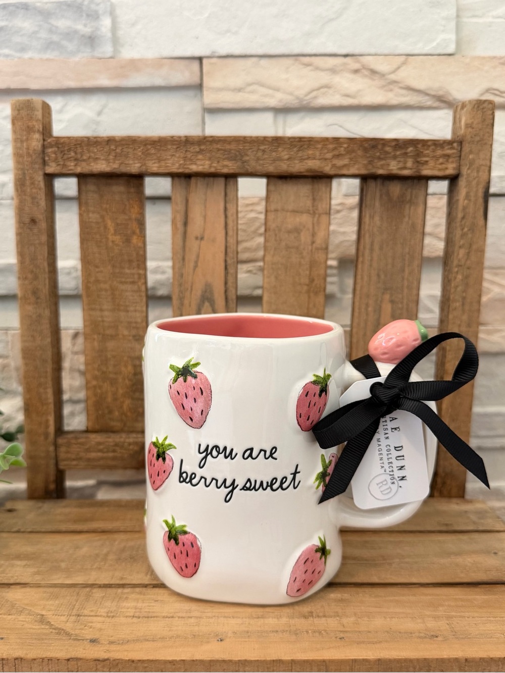 🆕 Rae Dunn | "you are berry sweet" 🍓Strawberry Mug!